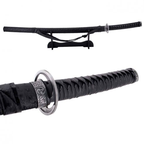 Katana-de-curpiel-negro-S2235BK