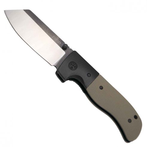 Navaja Asistida mango G10 virola de acero negro Third. K1922TN