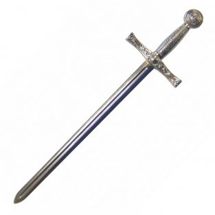 Abrecartas espada del rey Arturo fabricada en metal con funda DENIX