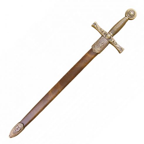 Abrecartas mini espada Excalibur con funda DENIX