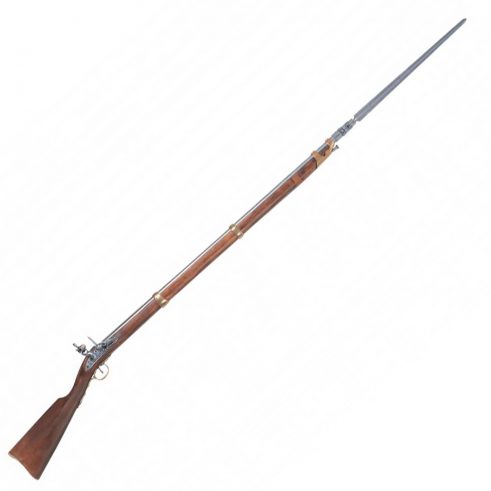 Fusil-con-bayoneta-de-la-epoca-napoleonica.-Francia-1806-Ref.-1036.-DENIX