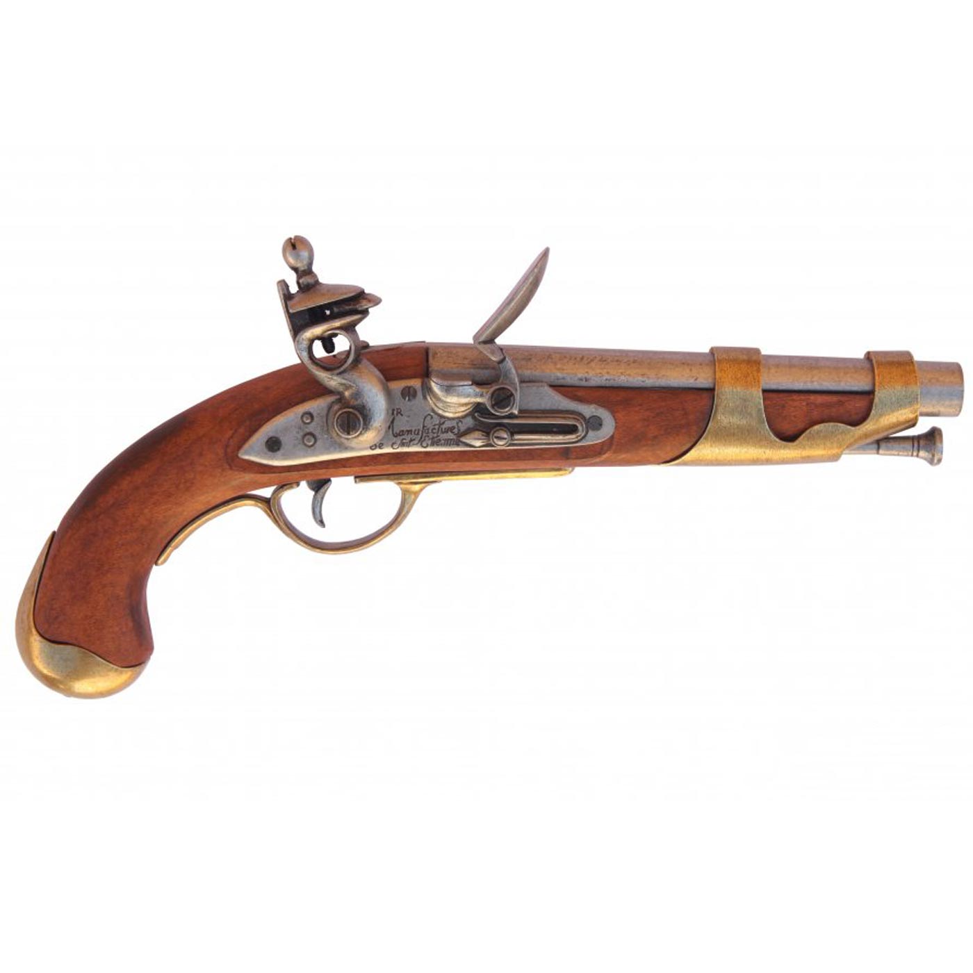 Pistola-de-caballeria,-Francia-1806.-Ref.-1011.-DENIX.