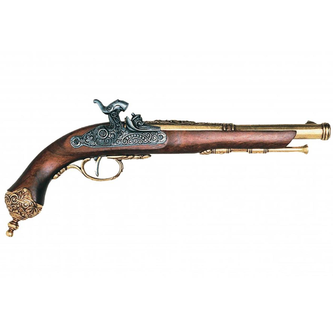 Pistola de percusion Italiana brescia, 1825. Ref. 1013L. DENIX
