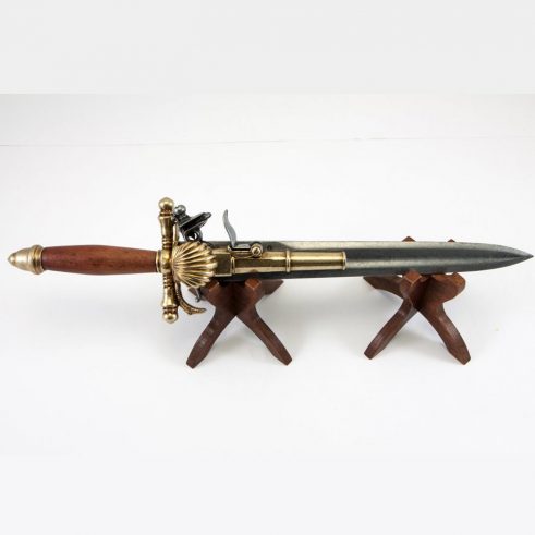 Pistola con Puñal Réplica del S XVIII Francia Denix Ref 1204