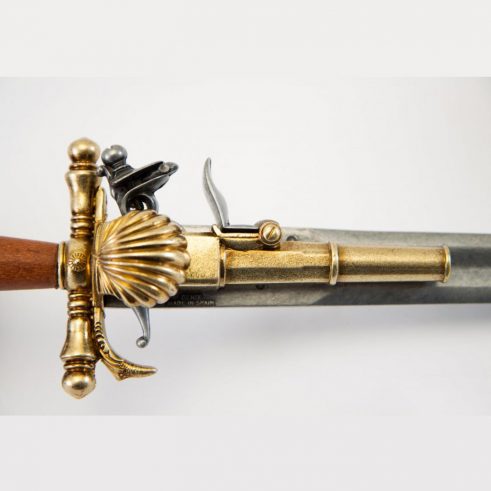 Pistola con Puñal Réplica del S XVIII Francia Denix Ref 1204