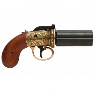 Revolver-pimentero-de-6-canones,-Inglaterra-1840.-Ref.5071.-DENIX