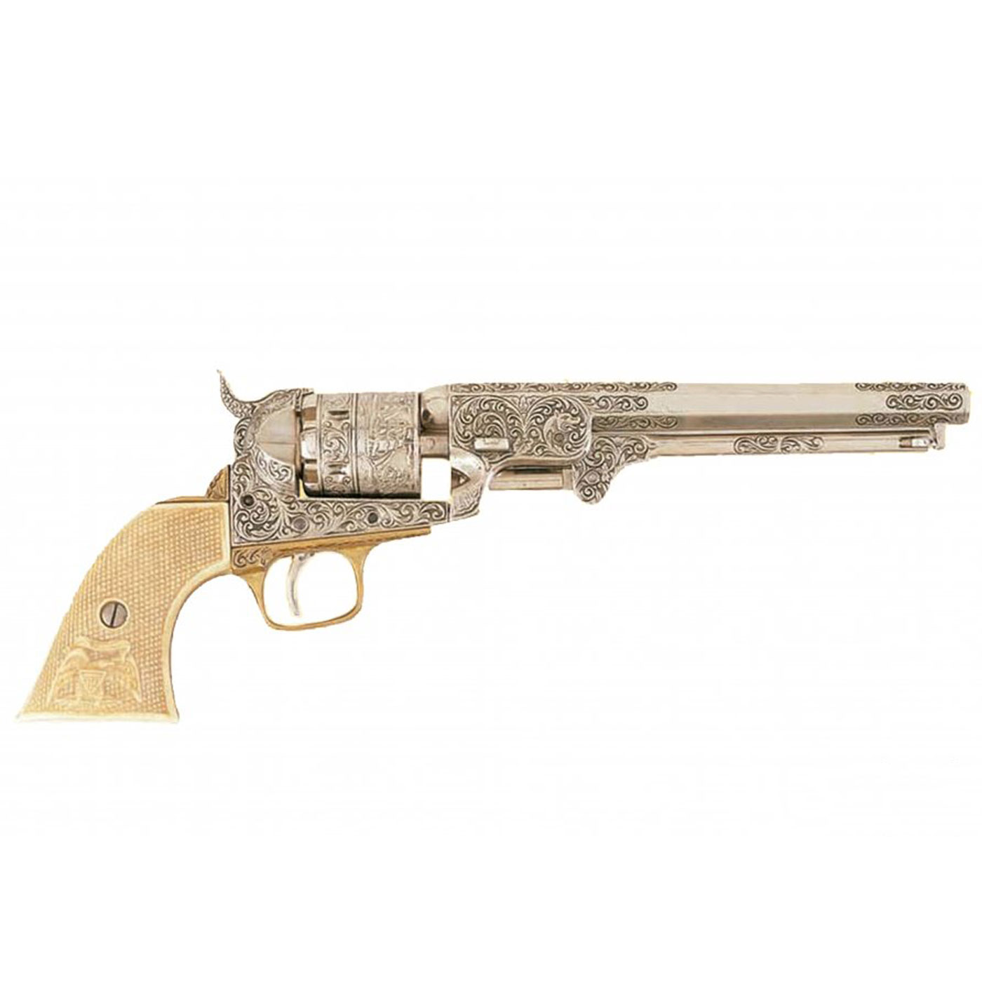 Revolver-Navy-de-la-Guerra-de-Secesion,-USA-1851.-Ref.-1040B.-DENIX