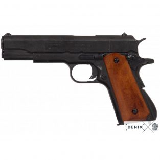 Pistola automática M1911 A1 Fabricada por Colt USA1911 cachas plástico marrón