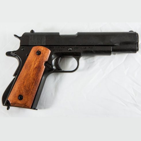 Pistola automática M1911 A1 Fabricada por Colt USA1911 cachas plástico marrón