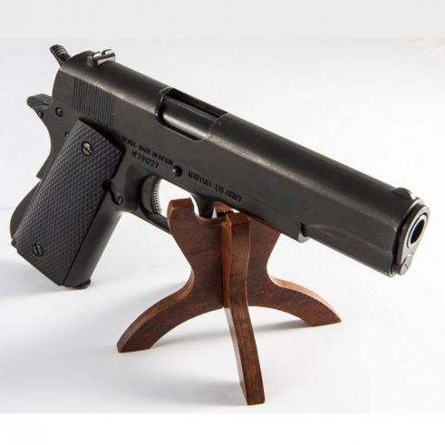 Pistola automática 45 M1911 A1 Fabricada por Colt USA DENIX Cachas Plástico Negro REf 1312