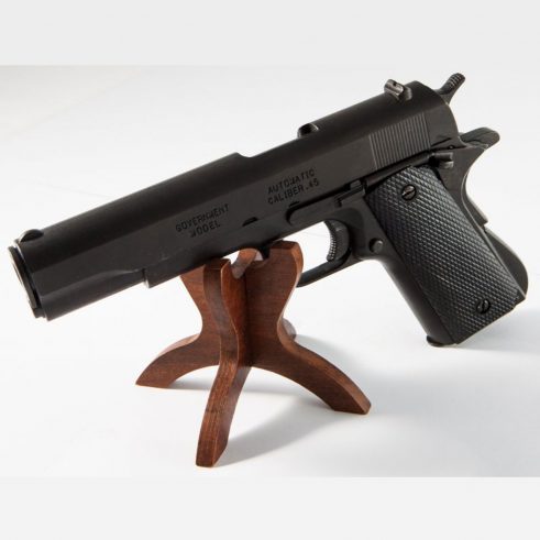 Pistola automática 45 M1911 A1 Fabricada por Colt USA DENIX Cachas Plástico Negro REf 1312