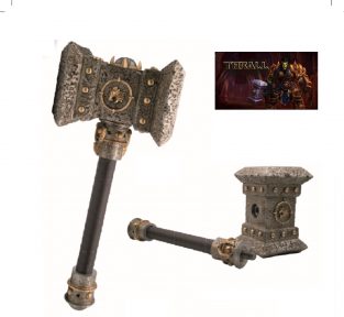 Réplica Martillo DoomHammer de Thrall peso 2kg medidas 48x15x23 ref 10414