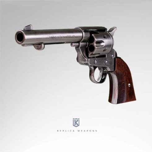Réplica western revólver CAL.45, peacemaker 5'5"  USA 1873 47-1065-1 WNP KOLSER - Imagen 4